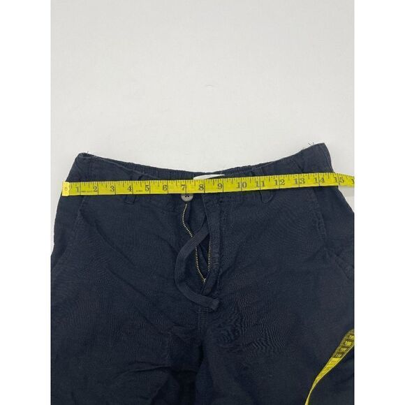 Linen Blend Pants For Women Casual Wear Elastic Waist Band & String Pockets Sz S - Picture 7 of 8